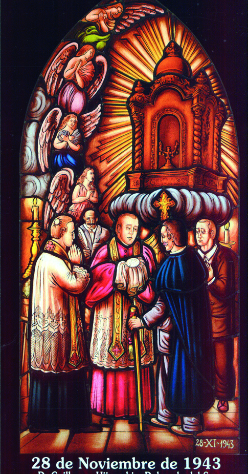 Commemorative poster of the 50th anniversary of the Nocturnal Adoration in Onil