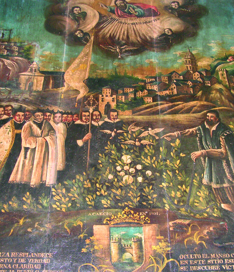 Painting that depicts the miracle, currently housed in the new church of St. Peter