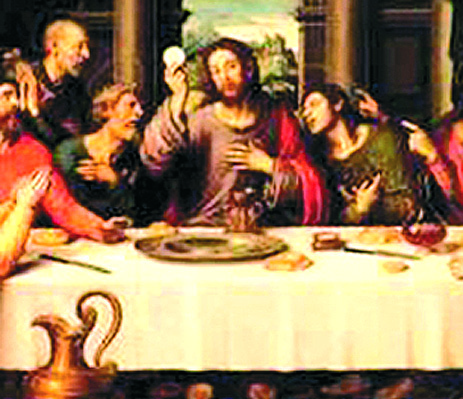 The Last Supper. Juan de Juarez. Prado Museum (Madrid)