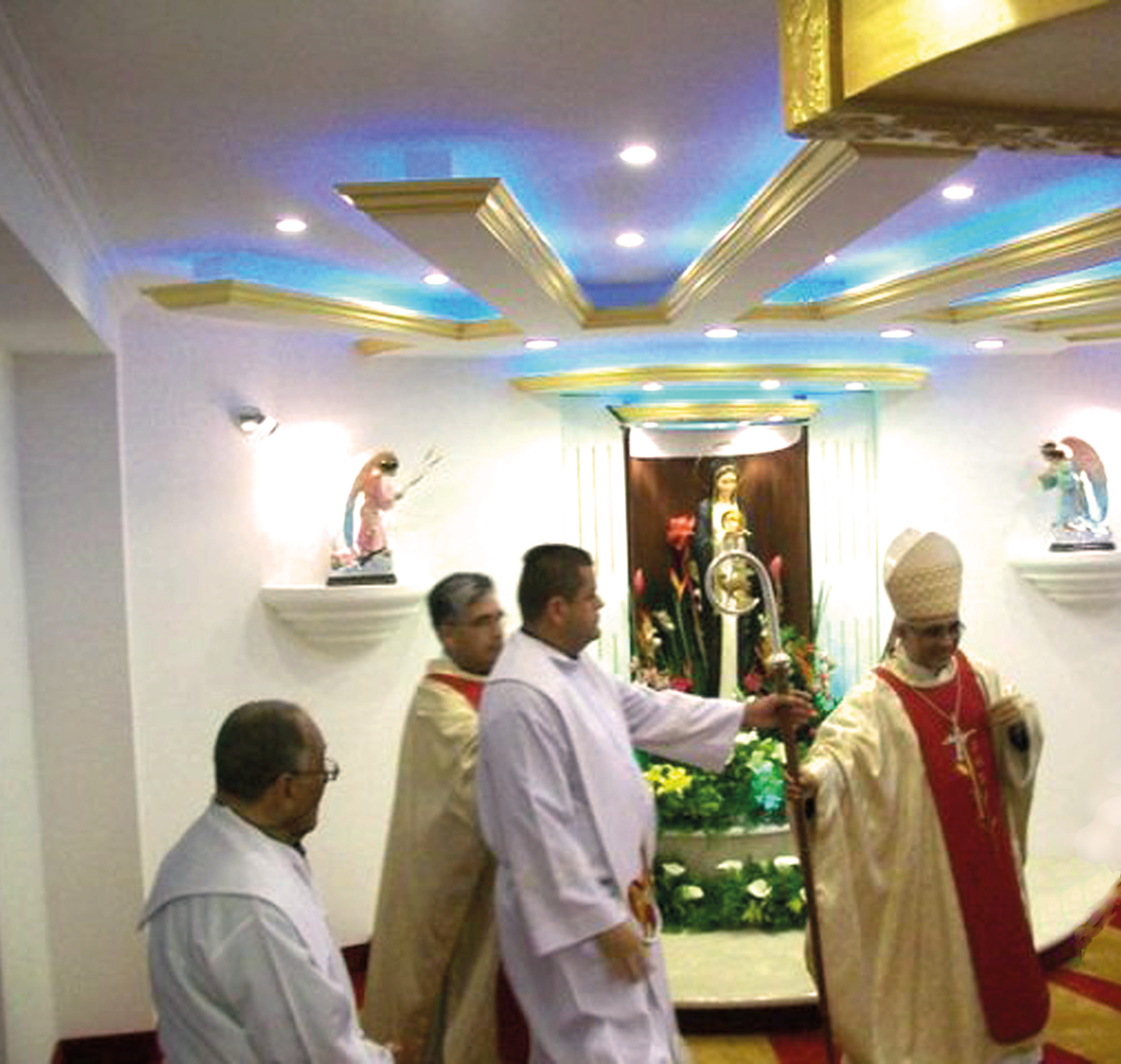 in the chapel of Perpetual Adoration at the convent of the Augustinians Recollects